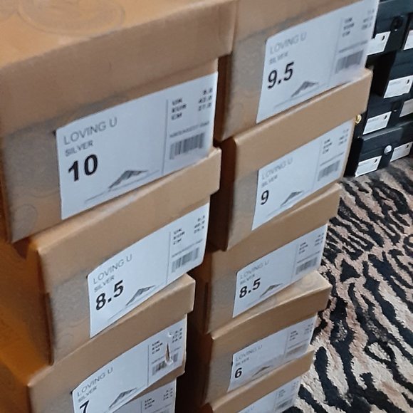 NAUGHTY MONKEY BLING SILVER THONG SLIP ON SHOES - Picture 5 of 5